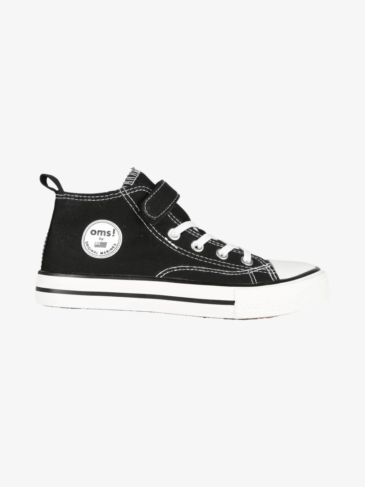 Original Marines Sneakers alte in tela da ragazzo con strappo