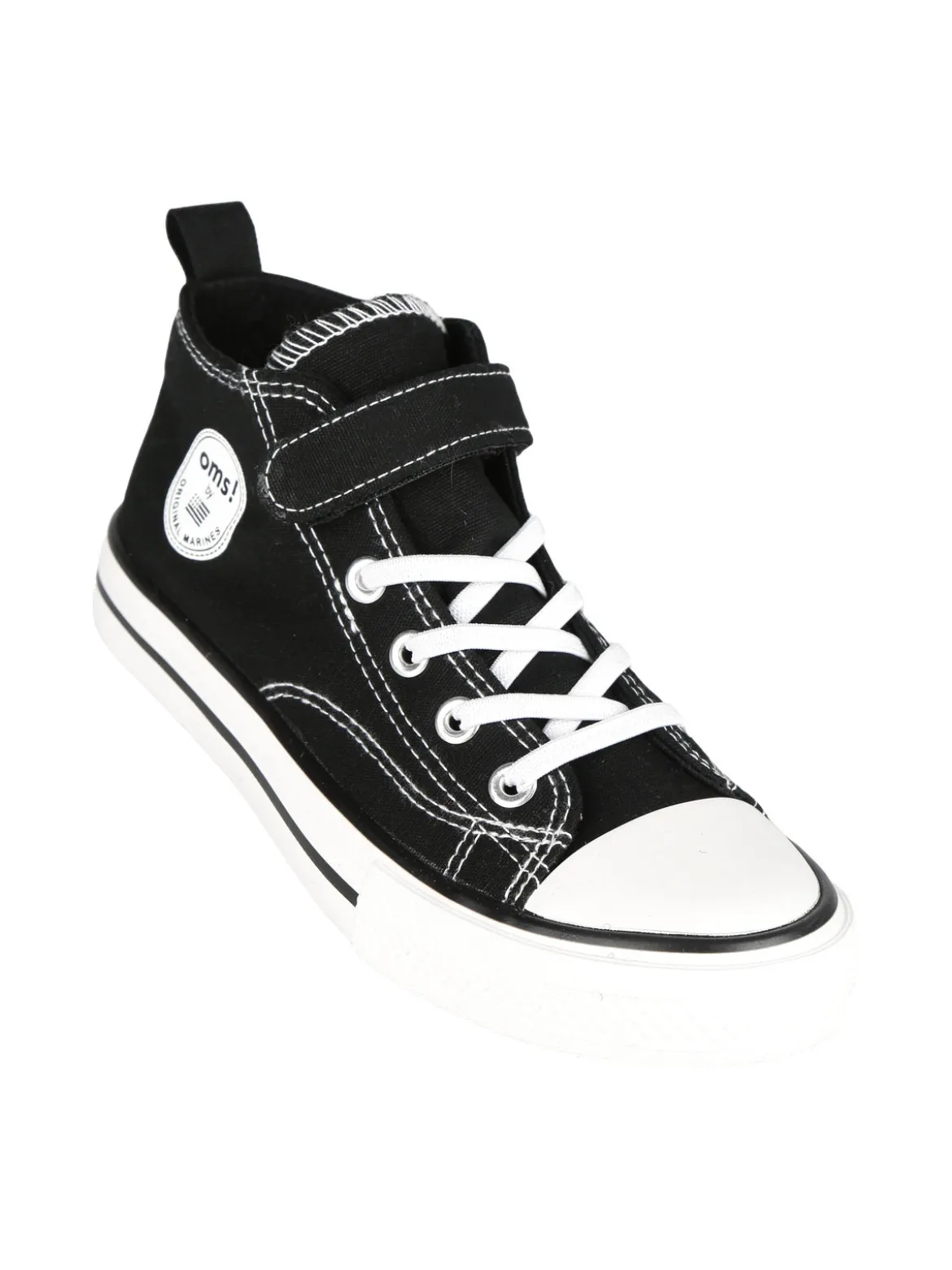 Original Marines Sneakers alte in tela da ragazzo con strappo