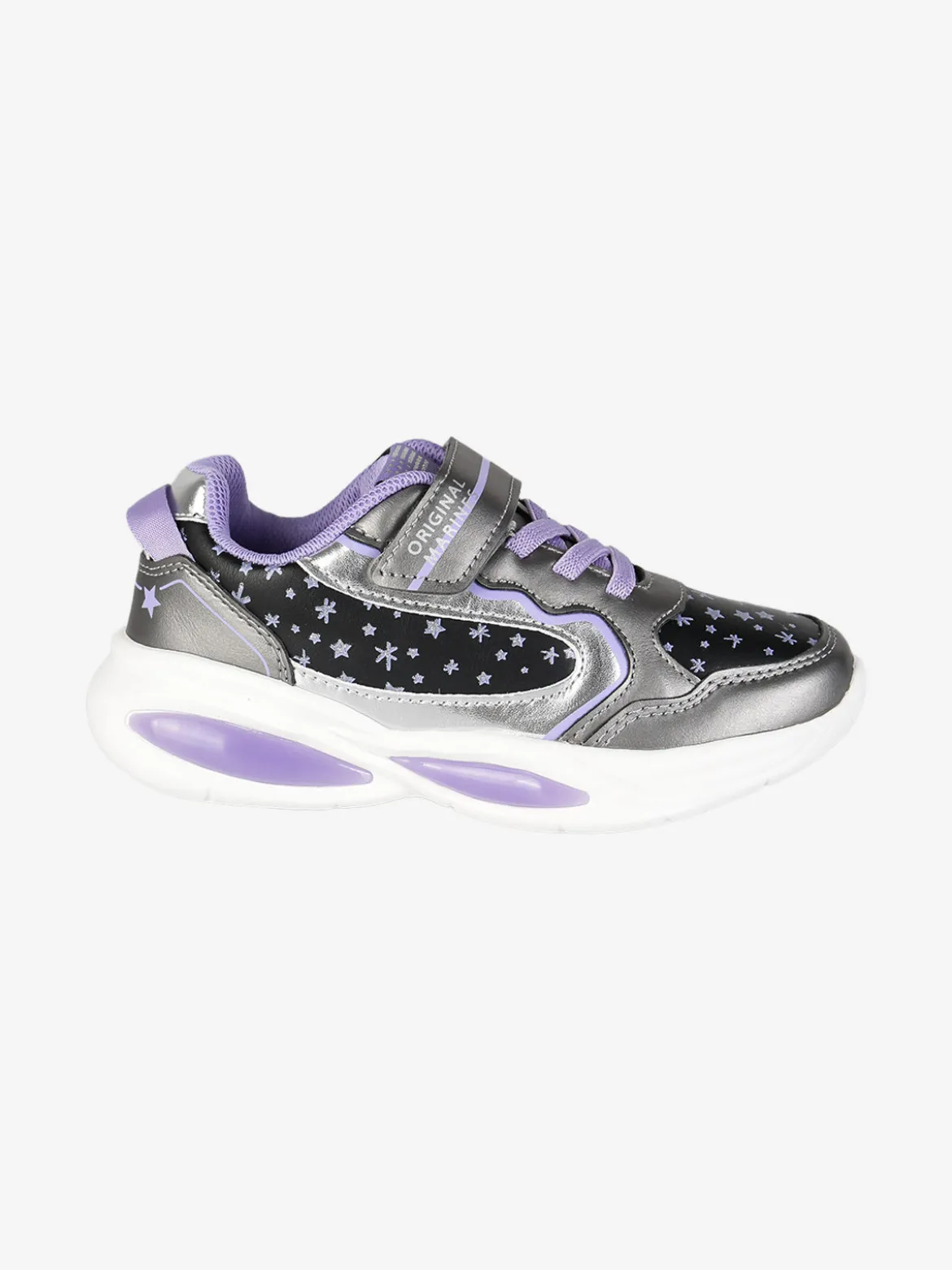 Original Marines Sneakers da bambina con luci e chiusura a strappo