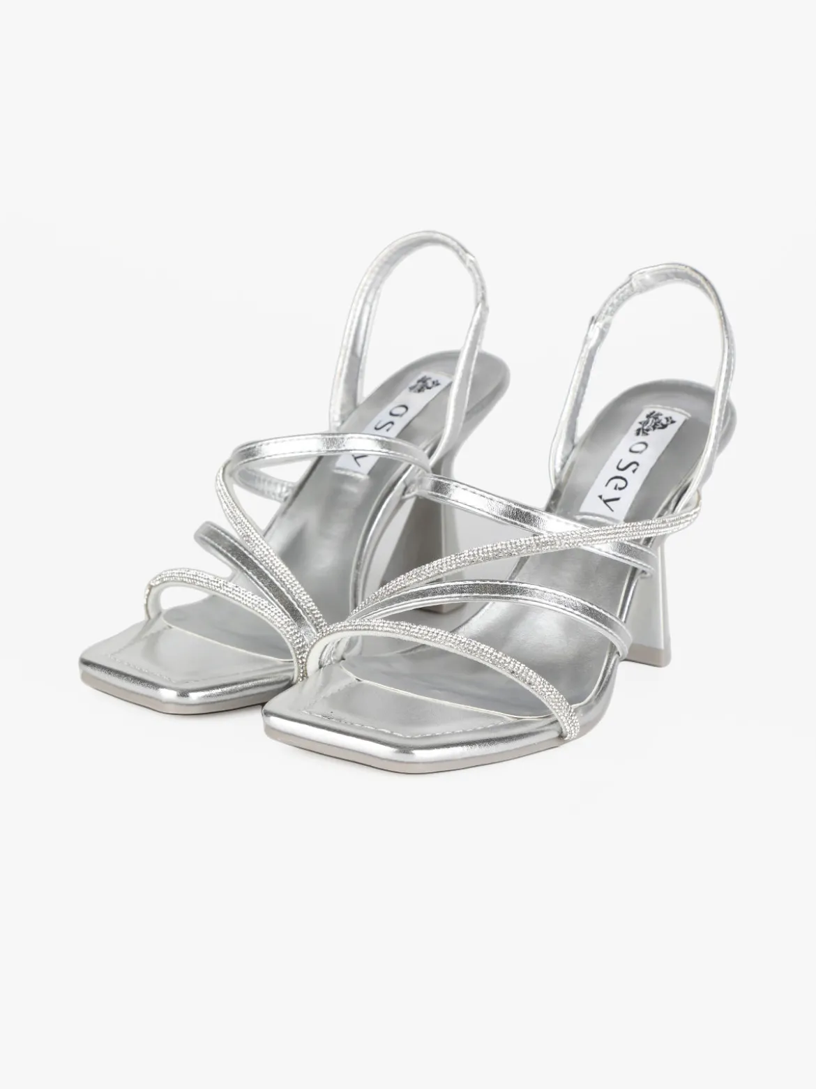 Osey Sandali intrecciati donna con strass