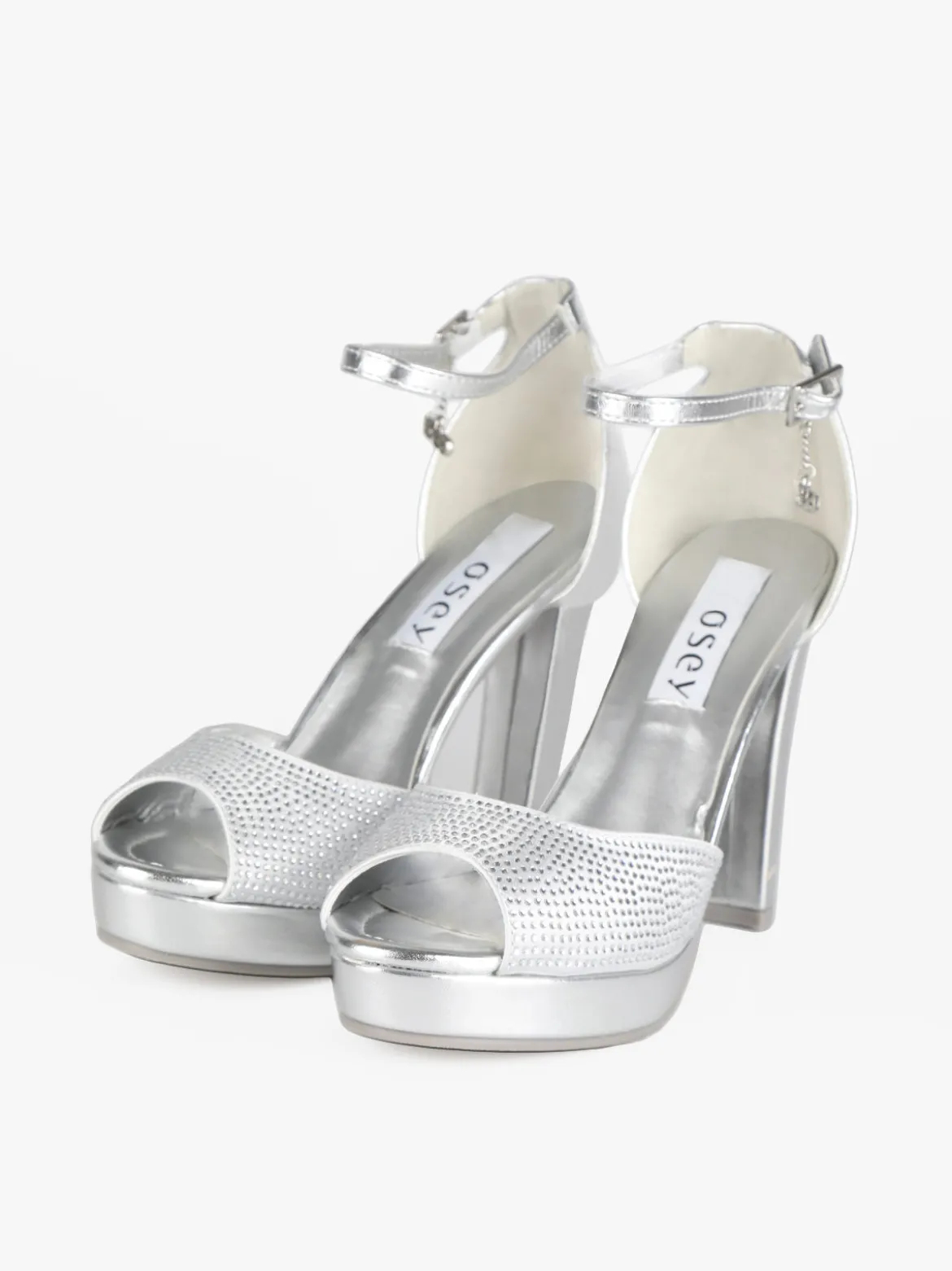 Osey Sandalo alto con strass donna