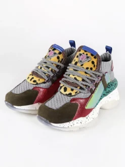 Osey Sneakers donna multicolor con zeppa