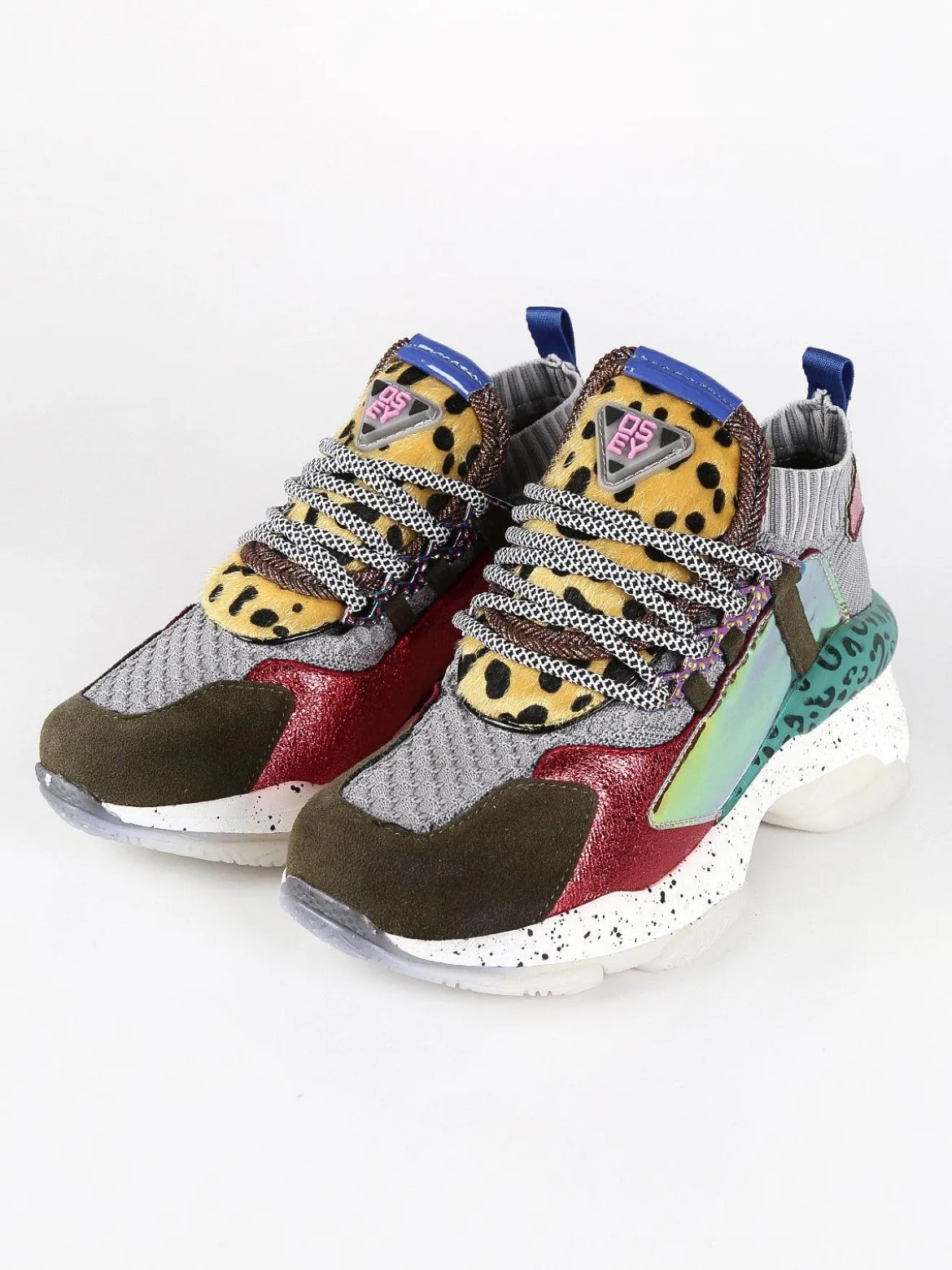 Osey Sneakers donna multicolor con zeppa