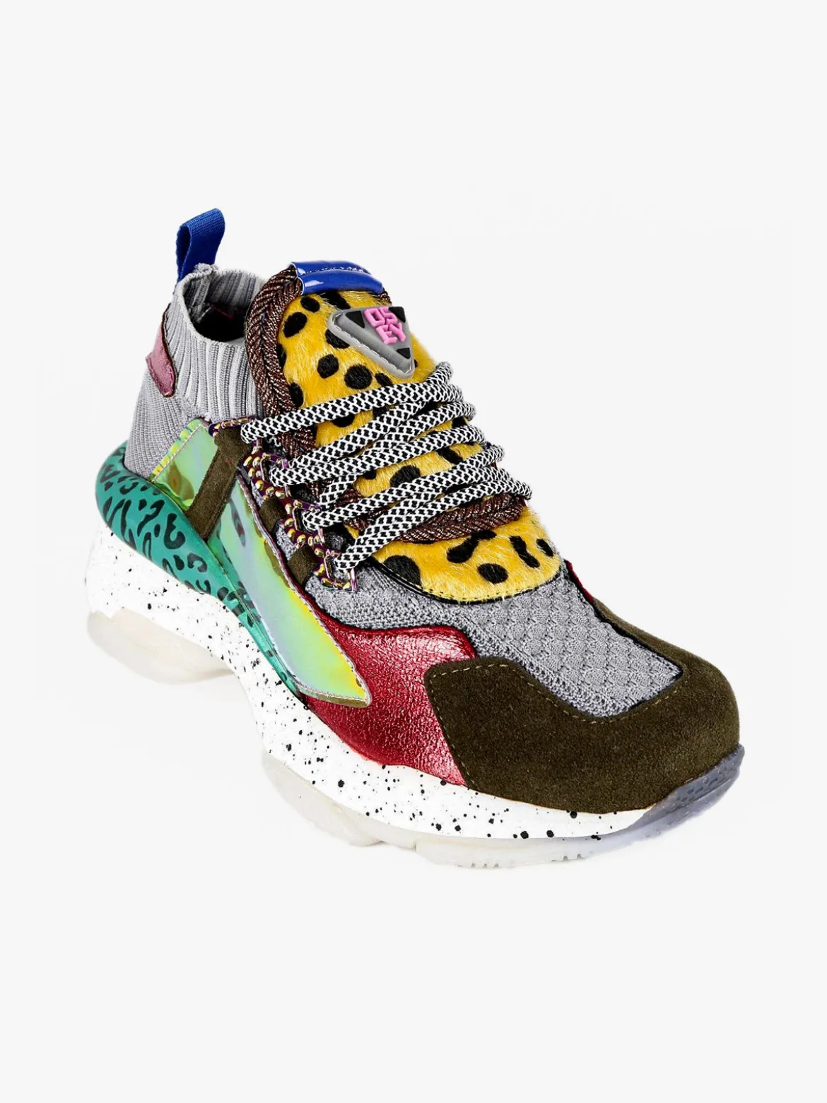 Osey Sneakers donna multicolor con zeppa