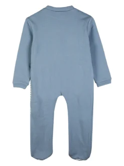 Pastello Pigiama intero da neonato con zip intera - blu