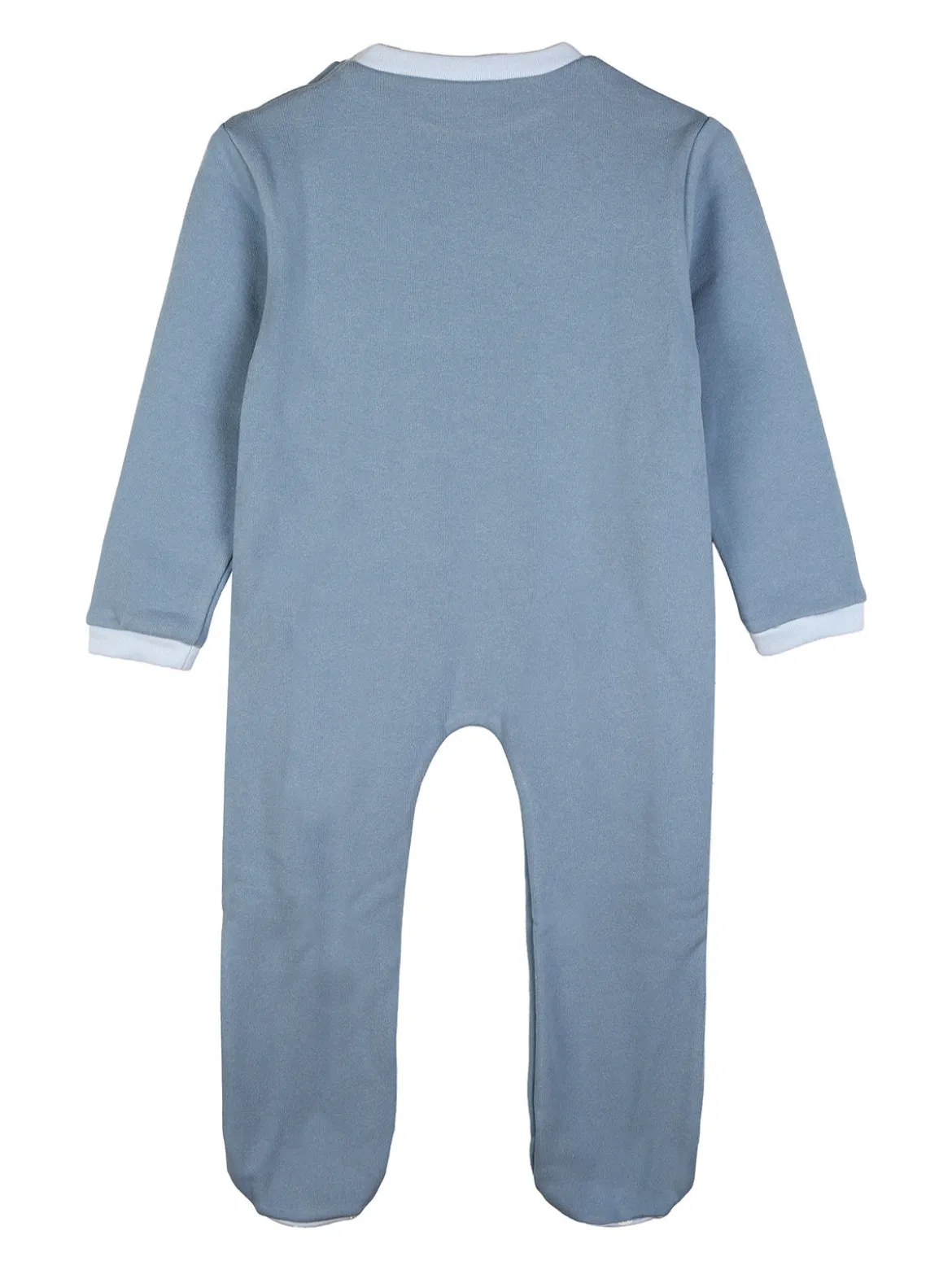 Pastello Pigiama intero da neonato con zip intera - blu