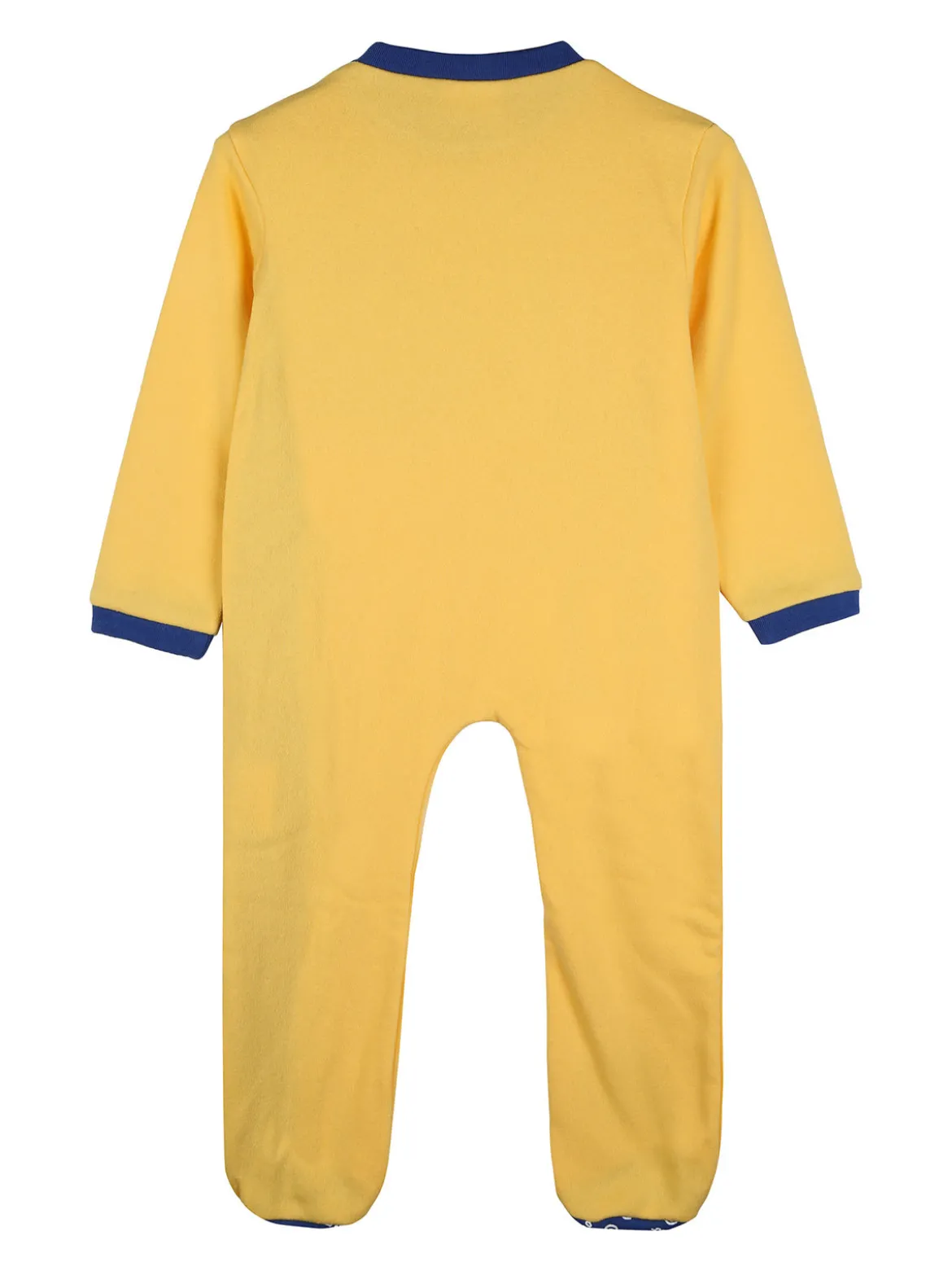 Pastello Pigiama intero da neonato con zip intera - giallo