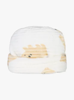Pastello Set regalo neonati con babbucce e cappellino - panna