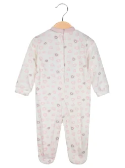 Pastello Tutina in ciniglia da neonata - rosa