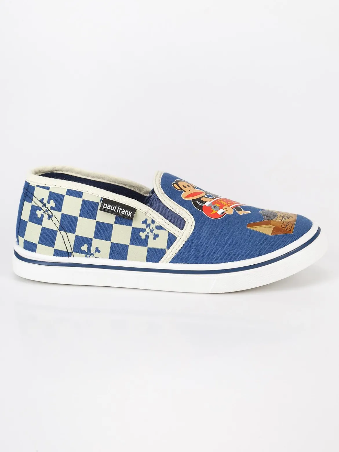 Paul Frank Sneakers slip on a scacchi bambino