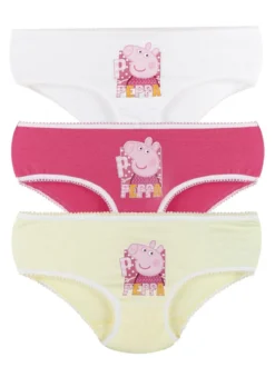 Peppa Pig Tris di slip bambina in cotone