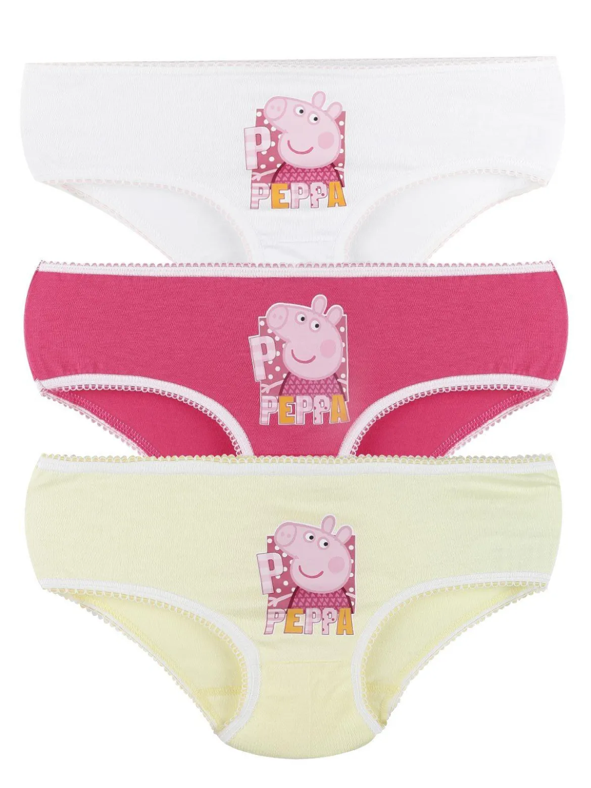 Peppa Pig Tris di slip bambina in cotone