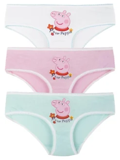 Peppa Pig Tris slip bambina con stampa