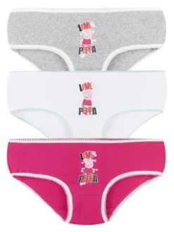 Peppa Pig Tris slip bambina con stampa