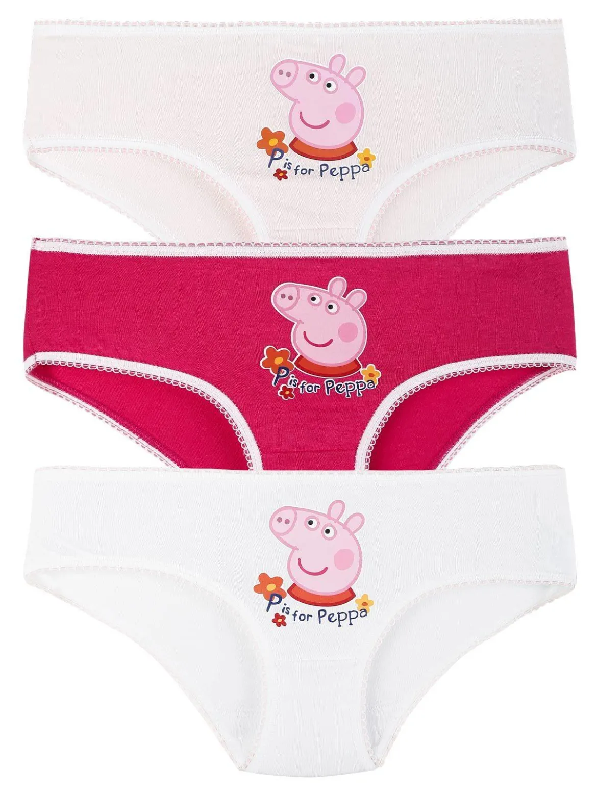 Peppa Pig Tris slip bambina con stampa