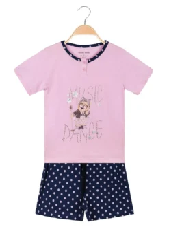 Piccoli Sogni Pigiama corto in cotone da bambina