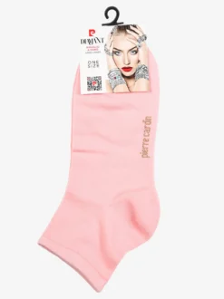 Pierre Cardin Calze corte da donna in cotone elasticizzato - cipria