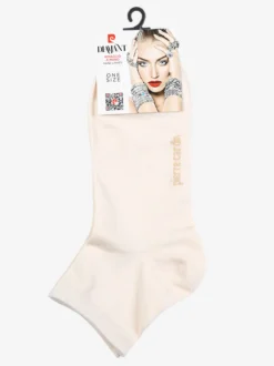 Pierre Cardin Calze corte da donna in cotone elasticizzato - beige