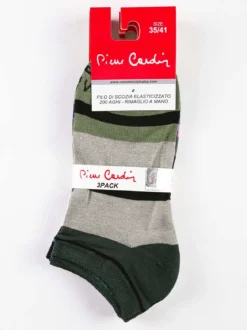 Pierre Cardin Calze corte donna a righe Confezione 3 paia