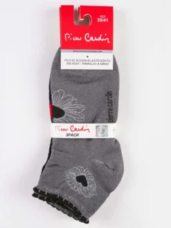 Pierre Cardin Calze corte donna con fiori Confezione 3 paia