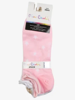 Pierre Cardin Confezione da 3 paia di calze corte da donna in filo di scozia