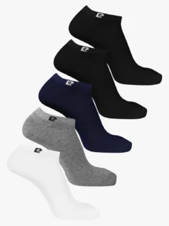 Pierre Cardin Confezione da 5 paia di calze corte da uomo in cotone