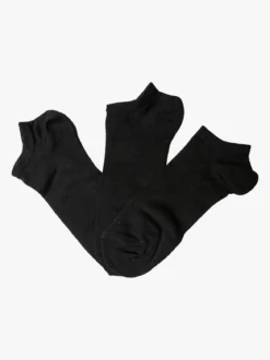 Pierre Cardin Confezione da 3 paia di calze pedulini unisex in filo di scozia - nero