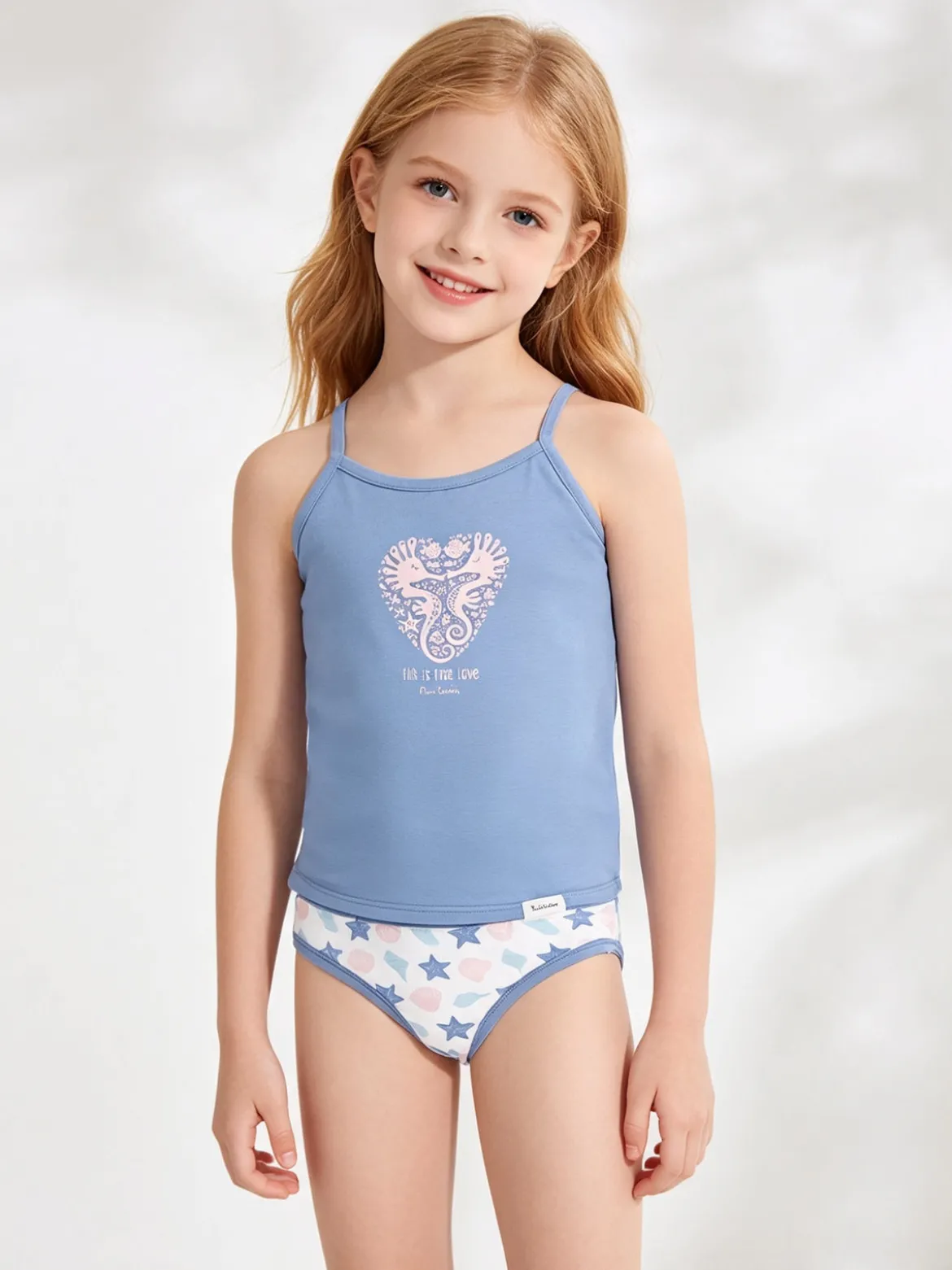 Pierre Cardin Coordinato intimo bambina con stampe