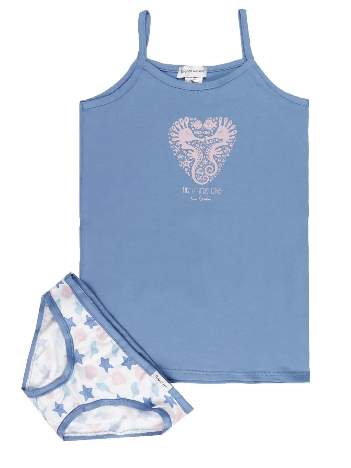 Pierre Cardin Coordinato intimo bambina con stampe