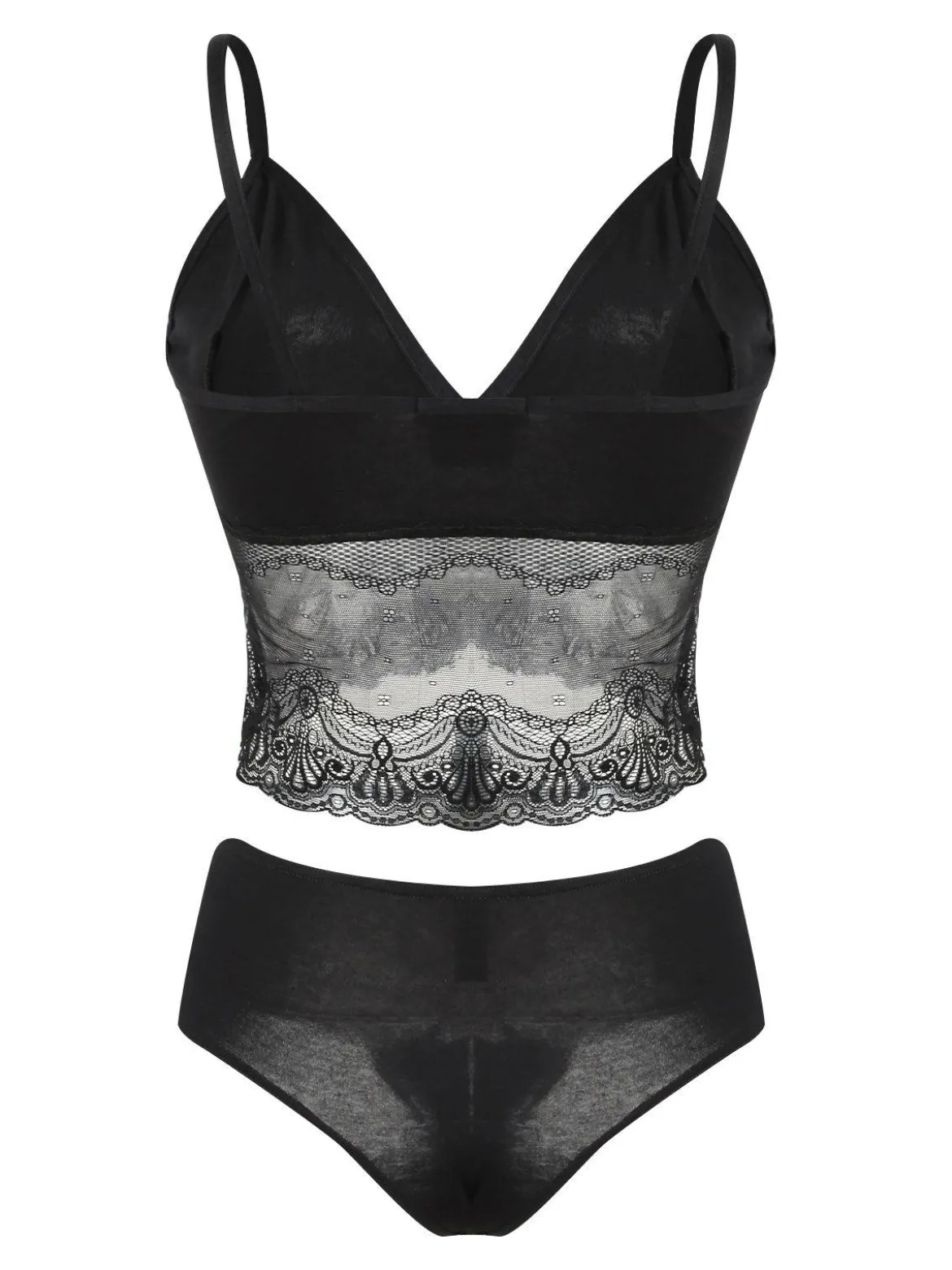 Pierre Cardin Coordinato intimo donna misto cotone con pizzo