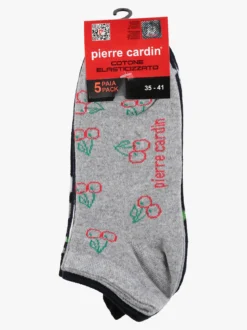 Pierre Cardin 5 Paia di calze corte da donna in cotone