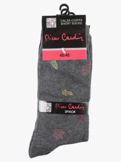 Pierre Cardin 3 Paia di calze corte da uomo in caldo cotone