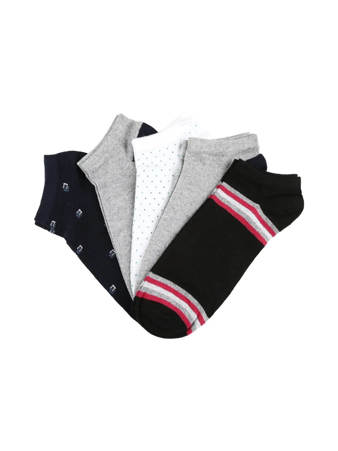 Pierre Cardin 5 Paia di calze corte da uomo in cotone
