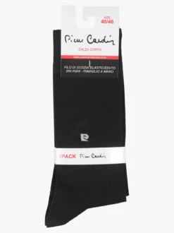 Pierre Cardin Tris di calze corte da uomo in filo di scozia