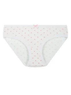 Pierre Cardin Tris di slip da bambina in cotone