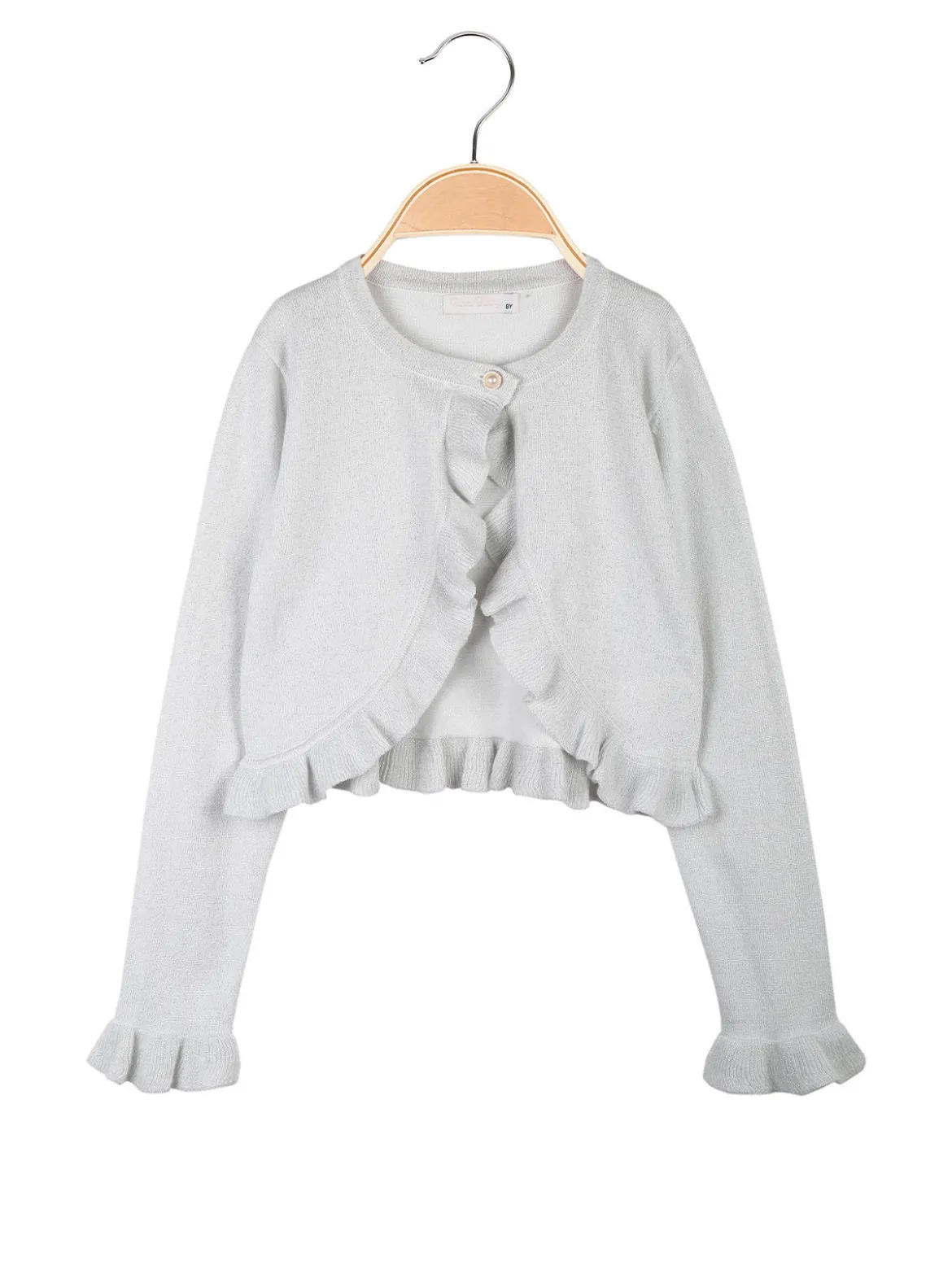 Pink Baby Coprispalle da bambina in lurex con bottone