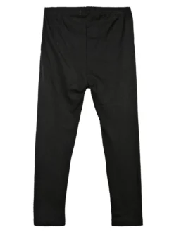 Pink Baby Leggings bimba neri in caldo cotone