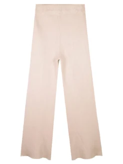 Pink Baby Pantaloni da bambina in maglia con finale a zampa