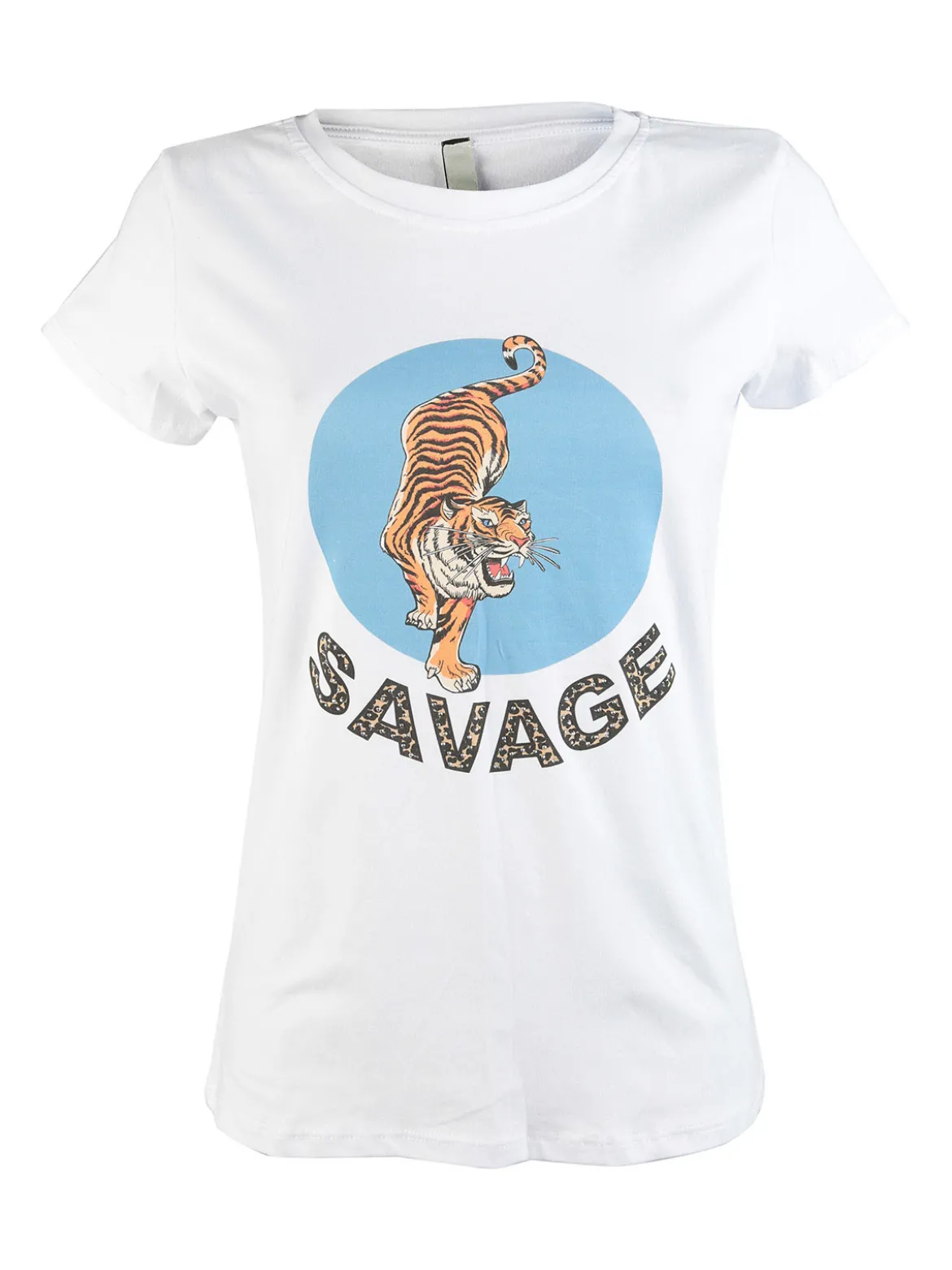 Pink Black T-shirt donna tigre