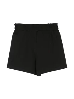 Pink Girl Completo corto da bambina 2 pezzi top e shorts con micro borchie - nero