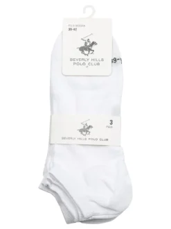Polo Club Confezione da 3 paia di calze corte in filo di scozia unisex