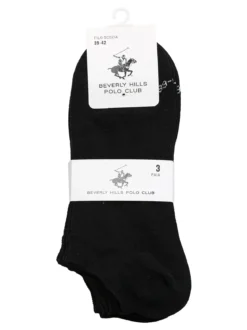 Polo Club Confezione da 3 paia di calze corte in filo di scozia unisex
