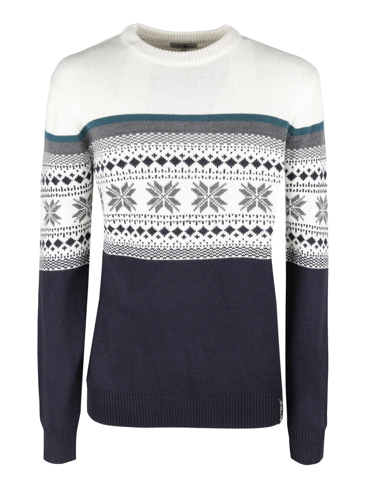 Polo Club Maglione girocollo da uomo con stampe