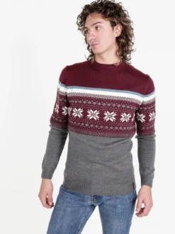 Polo Club Maglione girocollo da uomo con stampe