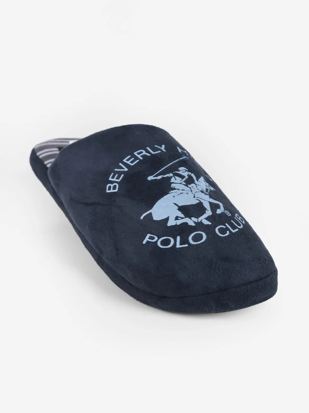 Polo Club Pantofole uomo in tessuto scamosciato