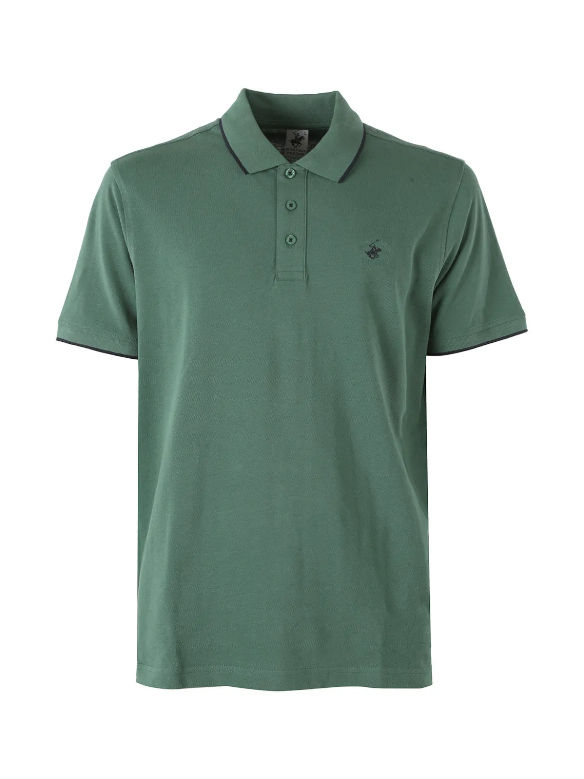Polo Club Polo da uomo a maniche corte in cotone - verde