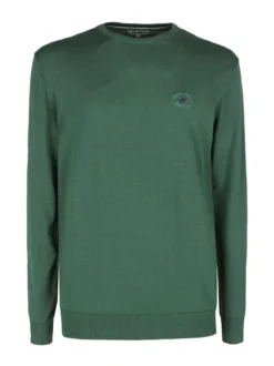Polo Club Pullover girocollo da uomo in cotone
