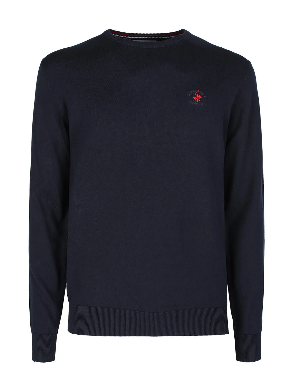 Polo Club Pullover girocollo da uomo in cotone