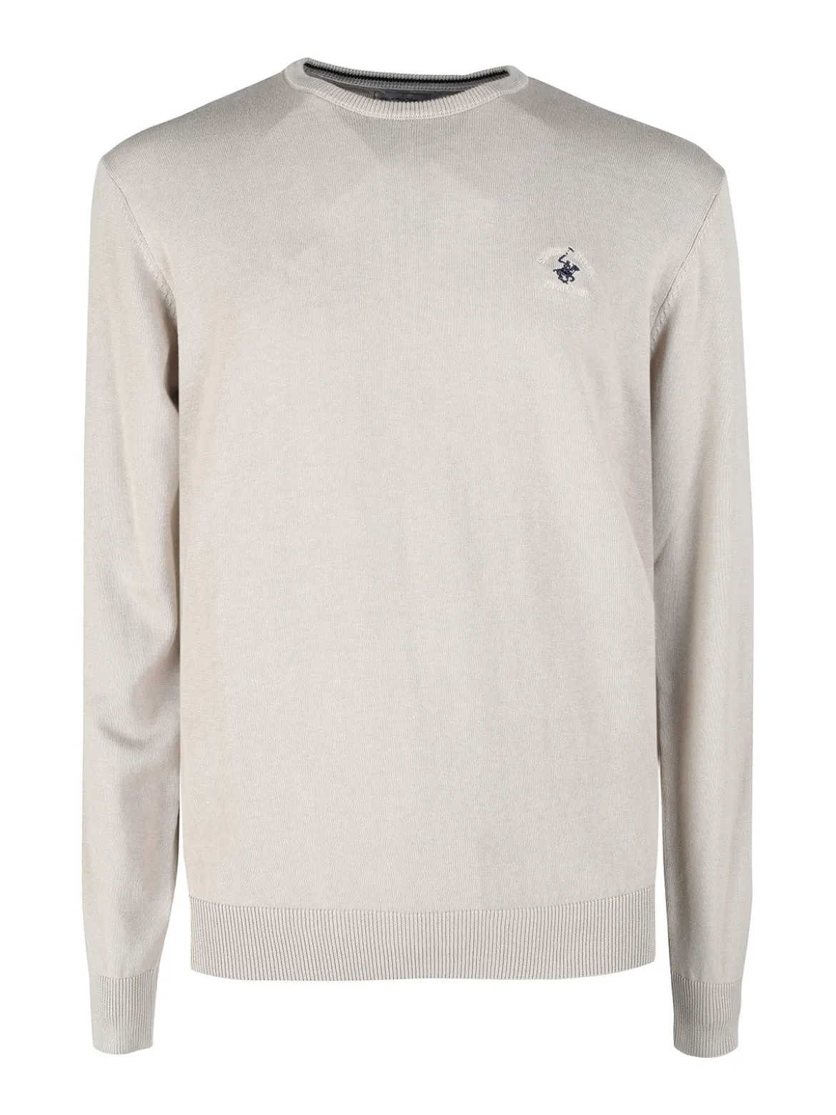 Polo Club Pullover girocollo da uomo in cotone