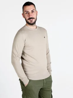 Polo Club Pullover girocollo da uomo in cotone